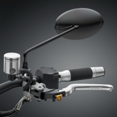 Zpětné zrcátko Rizoma B-ONE, E-mark, HARLEY DAVIDSON - LEVÉ nebo PRAVÉ pro motocykly, černá